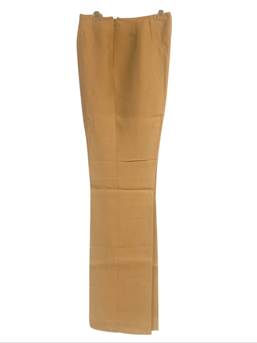 Dana Buchman Linen Blend Pants Camel Color Back Zip Flat Front Women’s Size 4